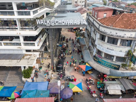 George Town, Penang/Malaysia - Jul 19 2019: Walk @ Chowrasta morning market.