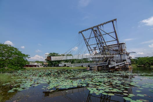 Tanjung Tualang, Perak/Malaysia - Oct 07 2019: Tanjung Tualang Tin Dredge