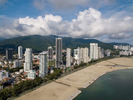 George Town, Penang/Malaysia - Oct 23 2019: Reclamation land near Gurney Drive.