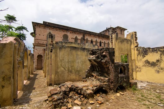 Batu Gajah, Perak/Malaysia - Oct 07 2019: Abandoned Kellie Castle in afternoon.