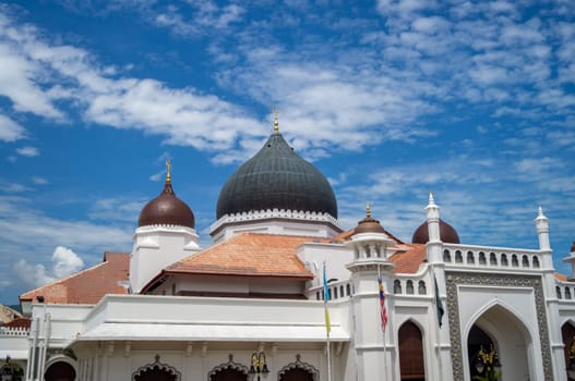 Georgetown, Penang/Malaysia - Feb 14 2020: Kapitan Keling Mosque.