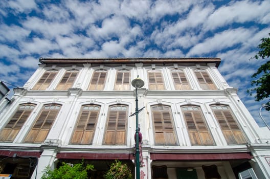 Georgetown, Penang/Malaysia - Feb 14 2020: Architecture old heritage house Georgetown.