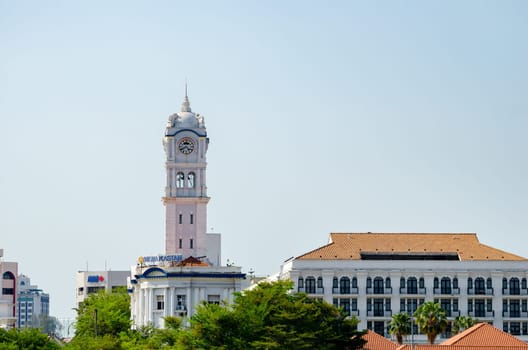 Georgetown, Penang/Malaysia - Feb 27 2020: Wisma Kastam (Malayan Railway Building)