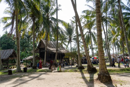 Penaga, Penang/Malaysia - Mar 15 2020: Eco tourism at coconut farm