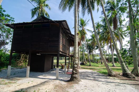 Penaga, Penang/Malaysia - Mar 15 2020: Malays kampung house.