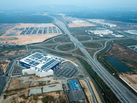 Batu Kawan, Penang/Malaysia - Mar 20 2020: Less vehicle near IKEA store due to movement control order.