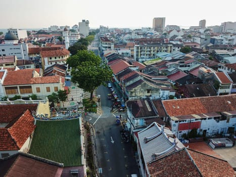 Georgetown, Penang/Malaysia - Mar 21 2020: Armenian Street in morning