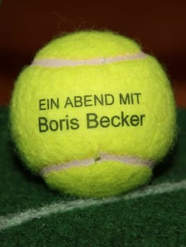 former German tennis player Boris Becker at an event on October 14, 2020 in Dessau