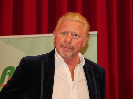 former German tennis player Boris Becker at an event on October 14, 2020 in Dessau