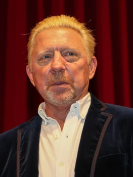 former German tennis player Boris Becker at an event on October 14, 2020 in Dessau