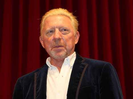 former German tennis player Boris Becker at an event on October 14, 2020 in Dessau