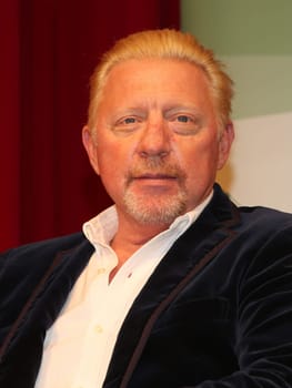 former German tennis player Boris Becker at an event on October 14, 2020 in Dessau
