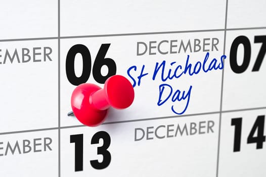 St Nicholas Day Day, December 6