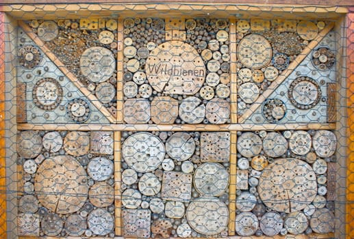 hotel for incect and bees, insect house