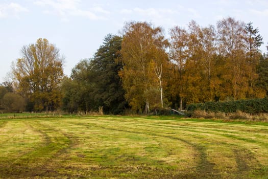 German countryside landscape, Lower Rhine Region