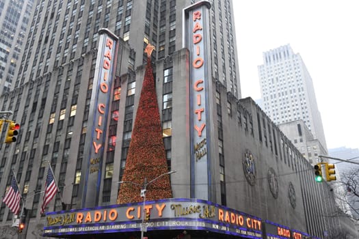 In the Radio City Music Hall in New York the world-famous "Radio City Christmas Spectacular"" can be seen."