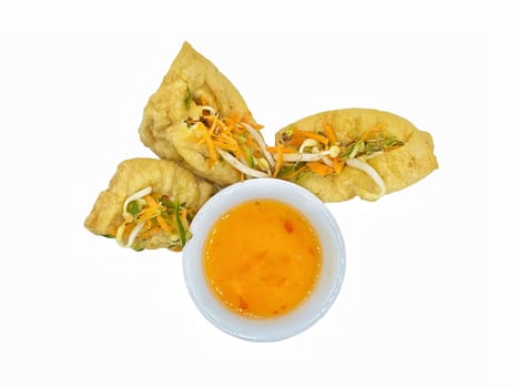 Malay cuisine or Stuffed Tofu called Tauhu sumbat