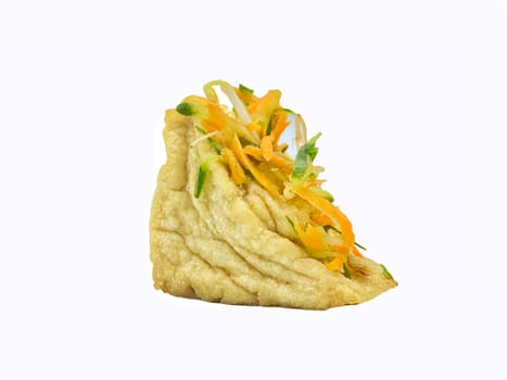 Malay cuisine or Stuffed Tofu called Tauhu sumbat