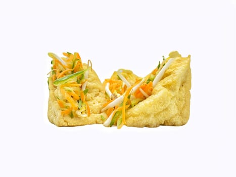 Malay cuisine or Stuffed Tofu called Tauhu sumbat