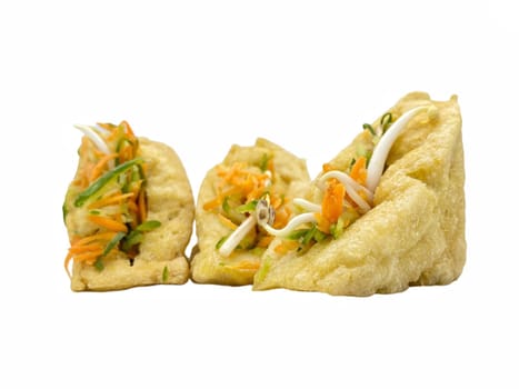 Malay cuisine or Stuffed Tofu called Tauhu sumbat