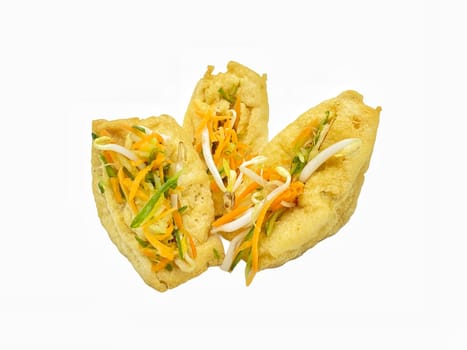 Malay cuisine or Stuffed Tofu called Tauhu sumbat