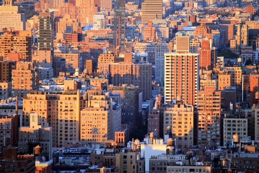Sight of buildings in the upper west side of New York City