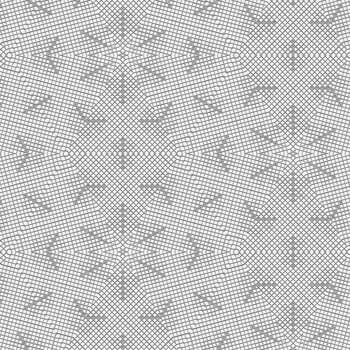 Continuous pattern with snowflakes textures. monochrome background