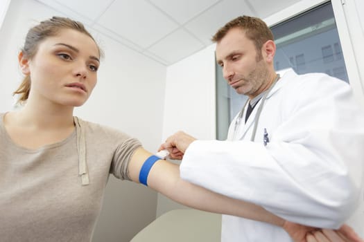 concept of a blood donation