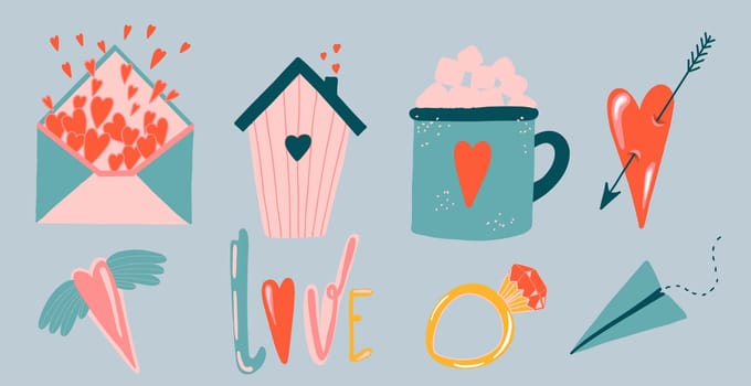 valentine's day stickers. Valentine's day cute pictures