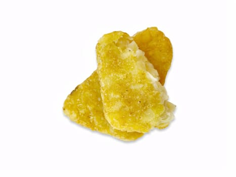 Hash browns or Potato patties isolated on white background