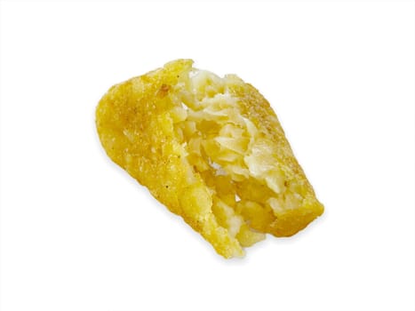 Hash browns or Potato patties isolated on white background
