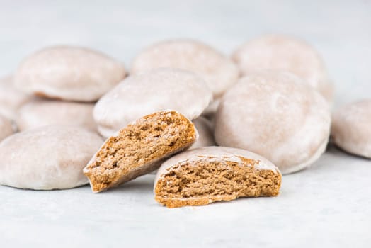 Pepper nuts, traditional german christmas sweets, nuremberg gingerbread