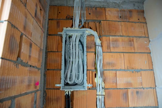 building a house, unfinished interior