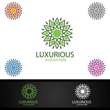 Luxurious Royal Logo for Jewelry, Wedding, Hotel or Fashion Design