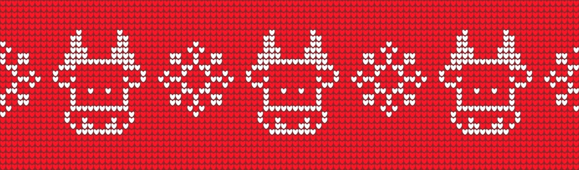 Trendy paper art pattern with knitted texture seamless bull. Watercolor style texture. Background, wallpaper. Christmas decoration. Geometric texture background. Holiday background.