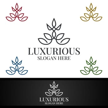 Luxurious Royal Logo for Jewelry, Wedding, Hotel or Fashion Design