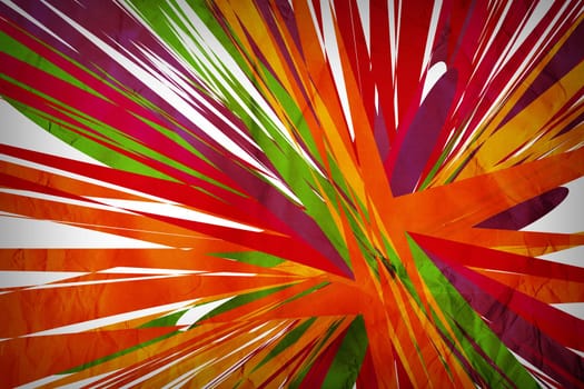 Bright Abstract Shapes Background