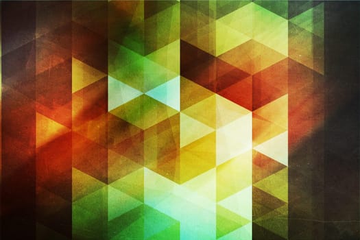 Crystal Polygon Background