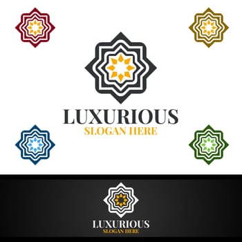 Diamond Luxurious Royal Logo for Jewelry, Wedding, Hotel or Fashion Design