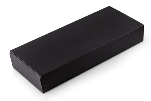 The Blank black isolated on white background