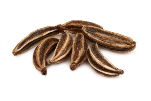 Caraway Close Up, studio shot of ingredient on white background