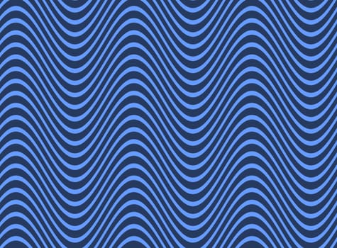 Wave pattern with black and blue stripes - Abstract background texture