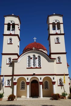 The Church in Georgioupolis Crete Greece Ekklisia Analipseos Analipsi Ascension Day