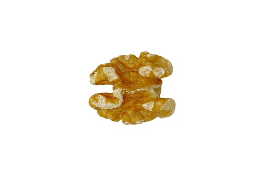 Walnuts isolated on white background