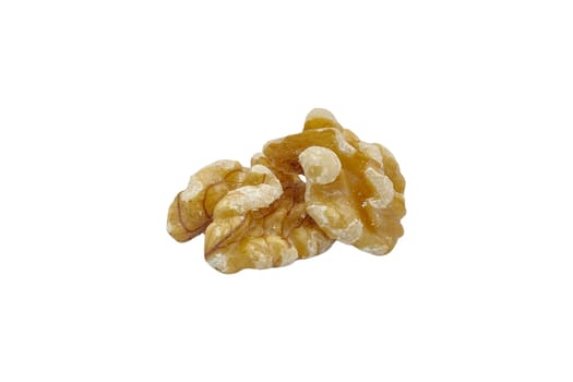 Walnuts isolated on white background