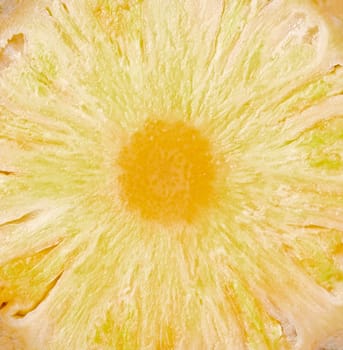 The beautiful texture of pineapple fresh