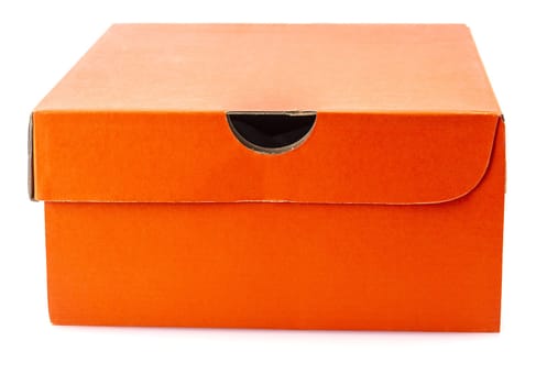 The Red shoes box isolated on white background.