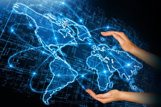 Best Internet Concept of global business from concepts series