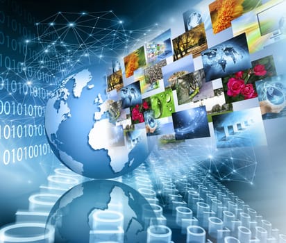 Best Internet Concept of global business from concepts series