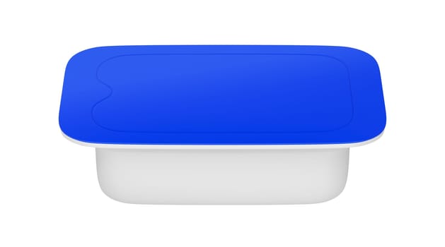 Blank cardboard container for various types of food